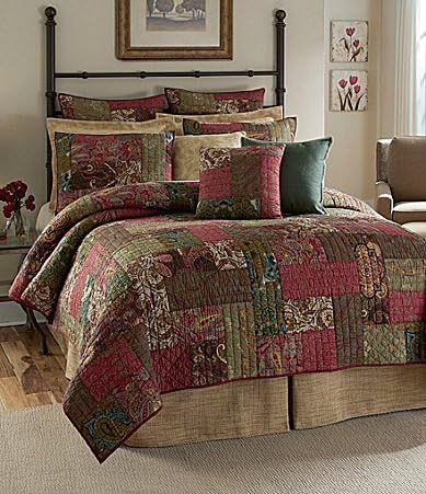 NOBLE EXCELLENCE Paisley BERGAMO Quilted STANDARD PILLOW SHAM