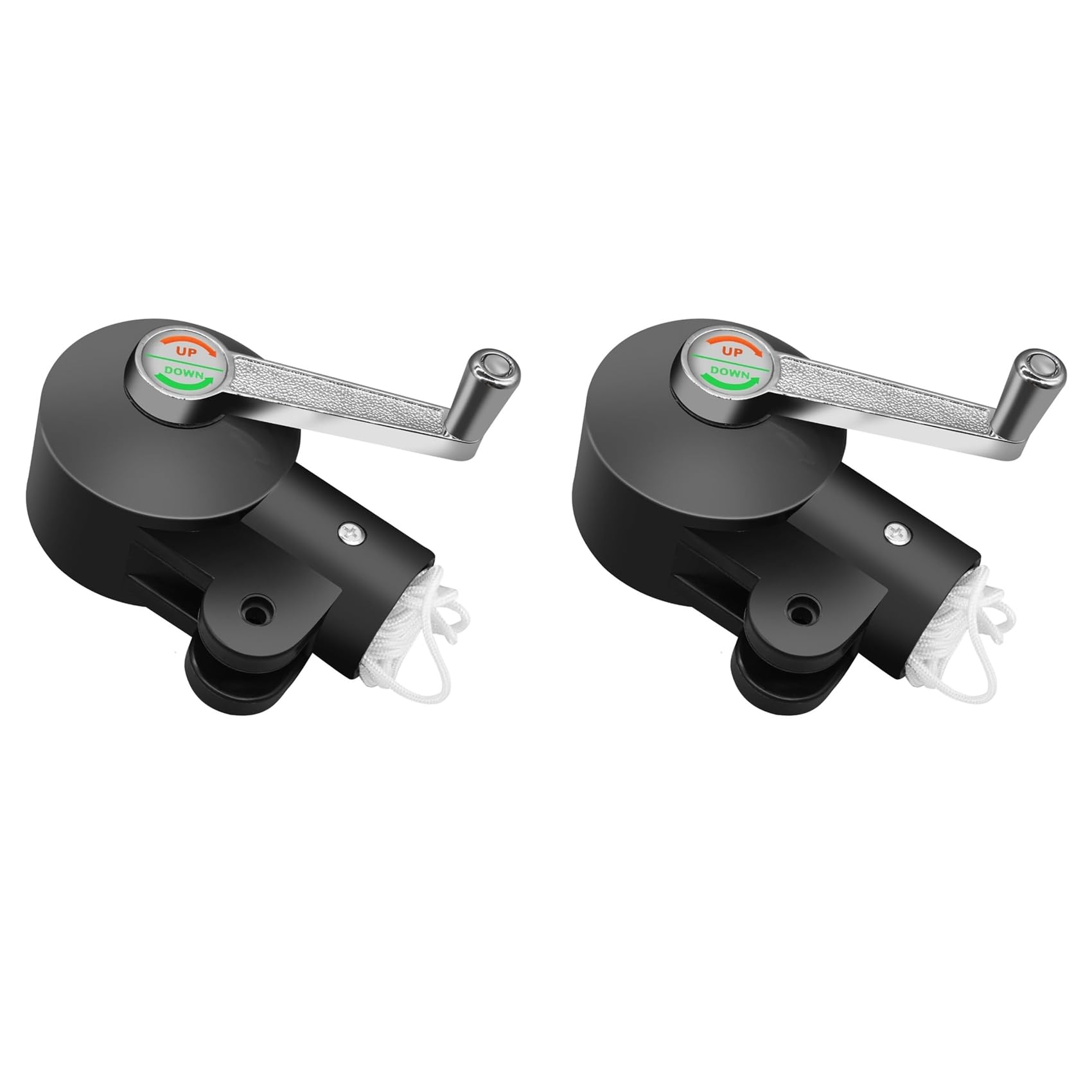 Jnchdghwa Black 2X Cantilever Umbrella Parts, Patio Umbrella Holder Rocking Handle Adjustable Umbrella Stand Parts Patio Umbrella Parts