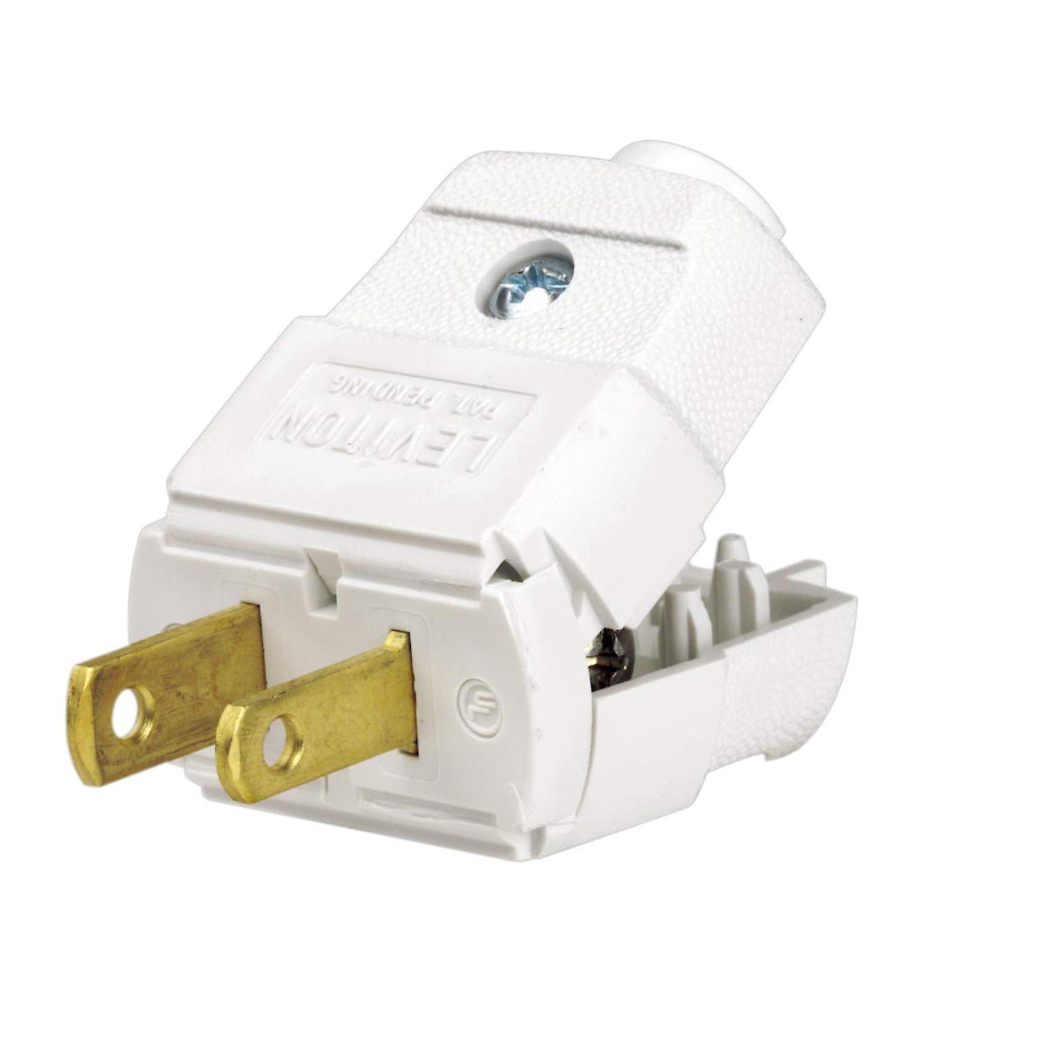 Leviton 101-2WP WH Plug Polar 2P3W 15A125V