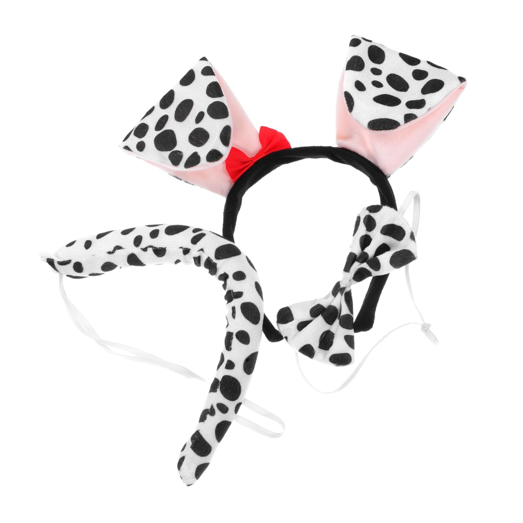 BESPORTBLE 1Set Dalmatian Ears Headband Cute Dog Headgear for Parties Cosplay and School Events Soft and Durable Complete Dress Up Kit