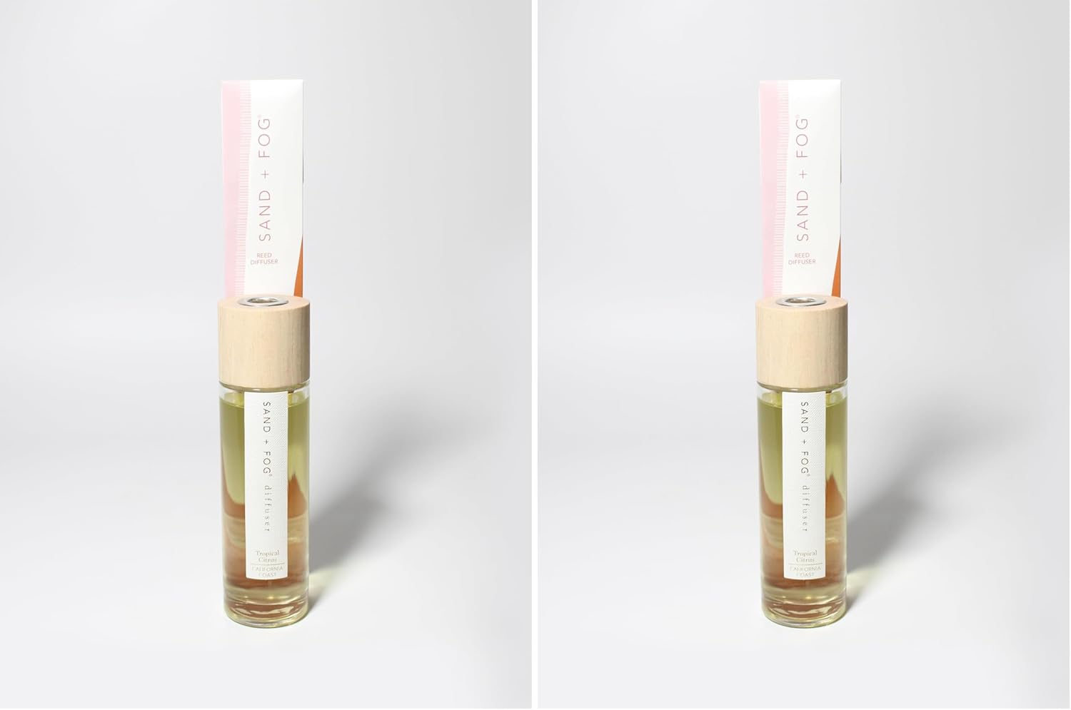 Sand + Fog Limoncello Reed Diffuser | Made with Essential Oils | Fill Your Home with The Your Favorite Luxurious Fragrance (Pack of 2)