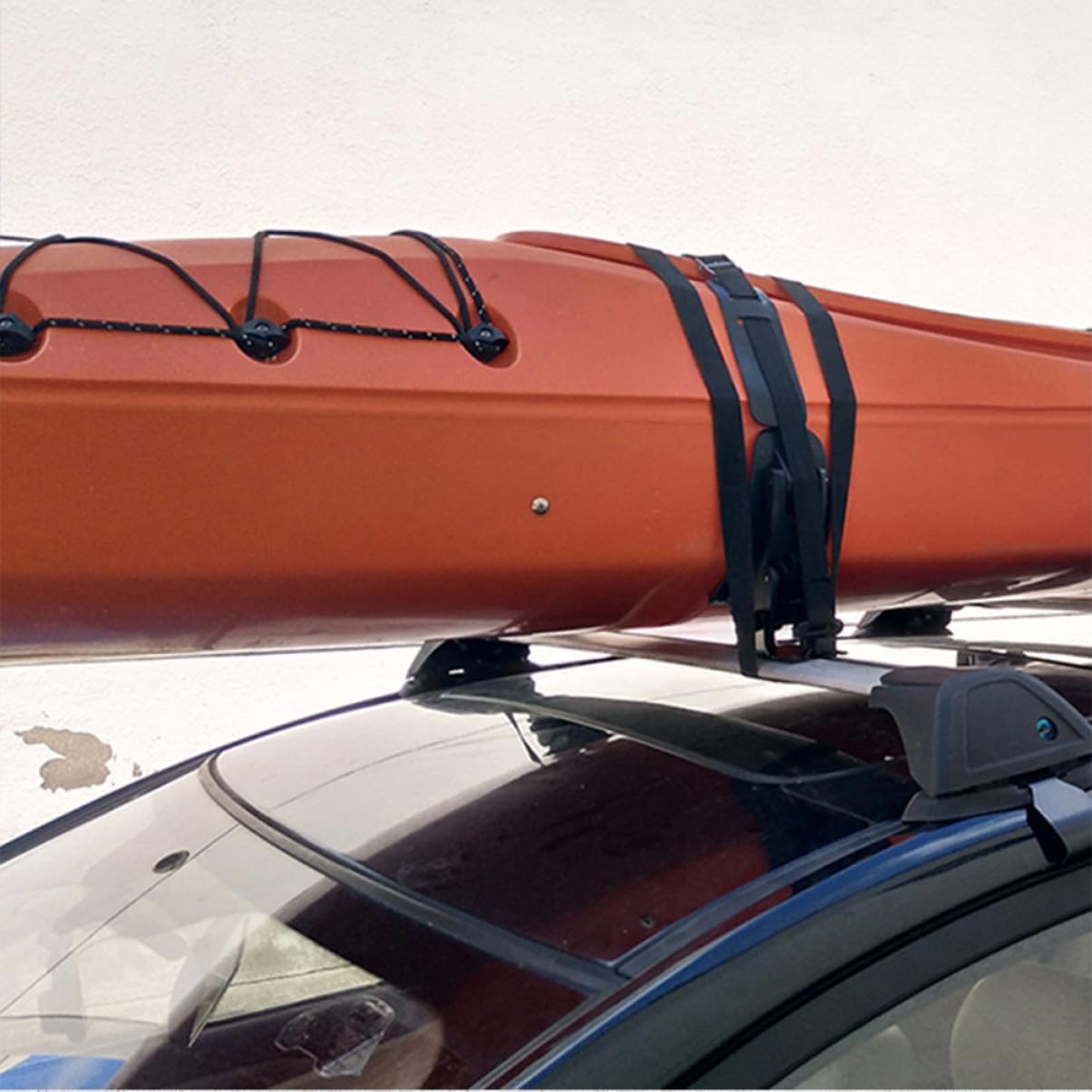 Hemoton 1set Canoe Holder Bracket Rubber Dinghy Support Boat Stand Construction for Kayaks Canoes and Inflatable Boats Random Accessories Color Included