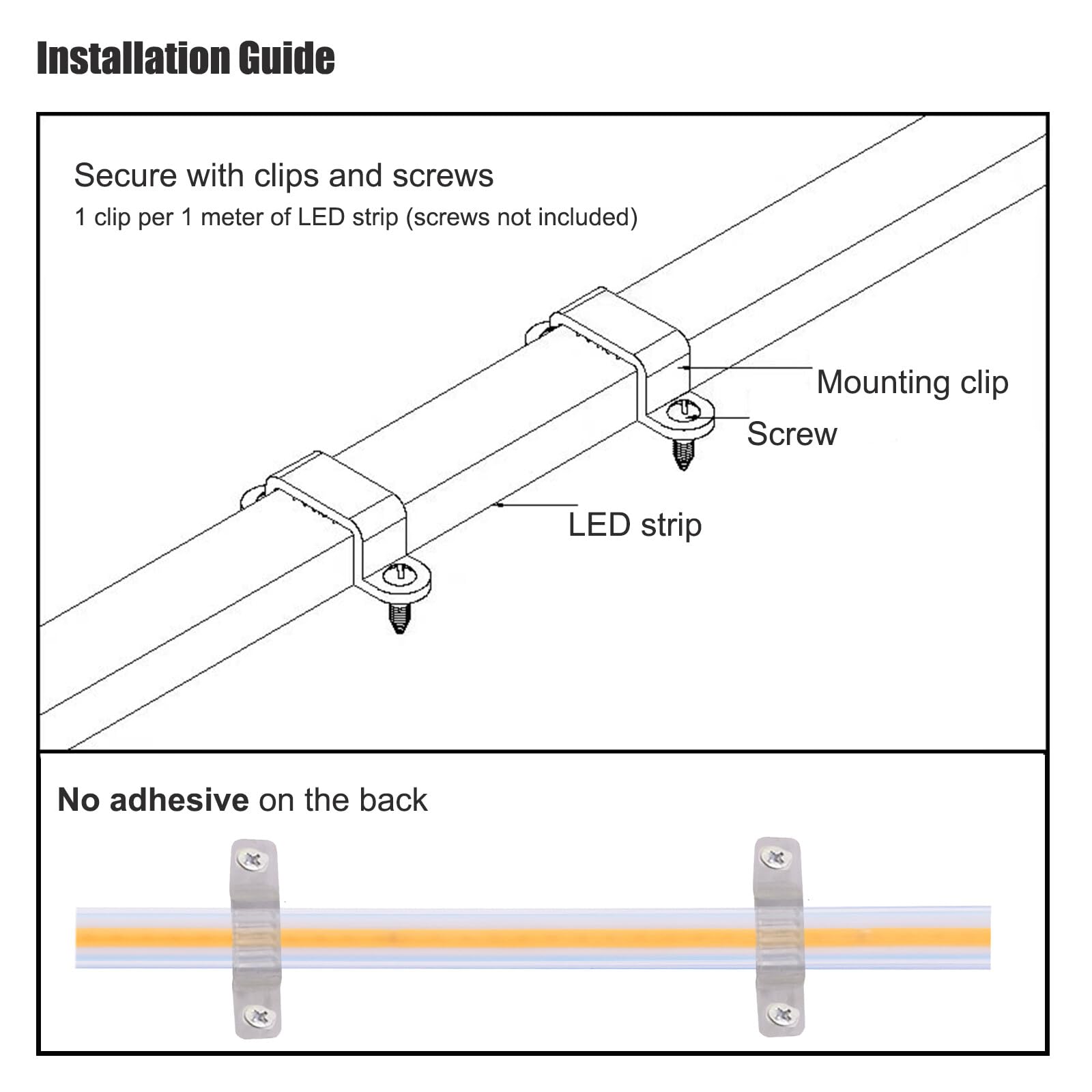 XUNATA 220V COB LED Streifen, Hohe Helligkeit 280 LEDs/m, IP65 Wasserdicht, Je 50cm Schneide, Flexibel LED Streifen Beleuchtung (Naturweiß, 10m)