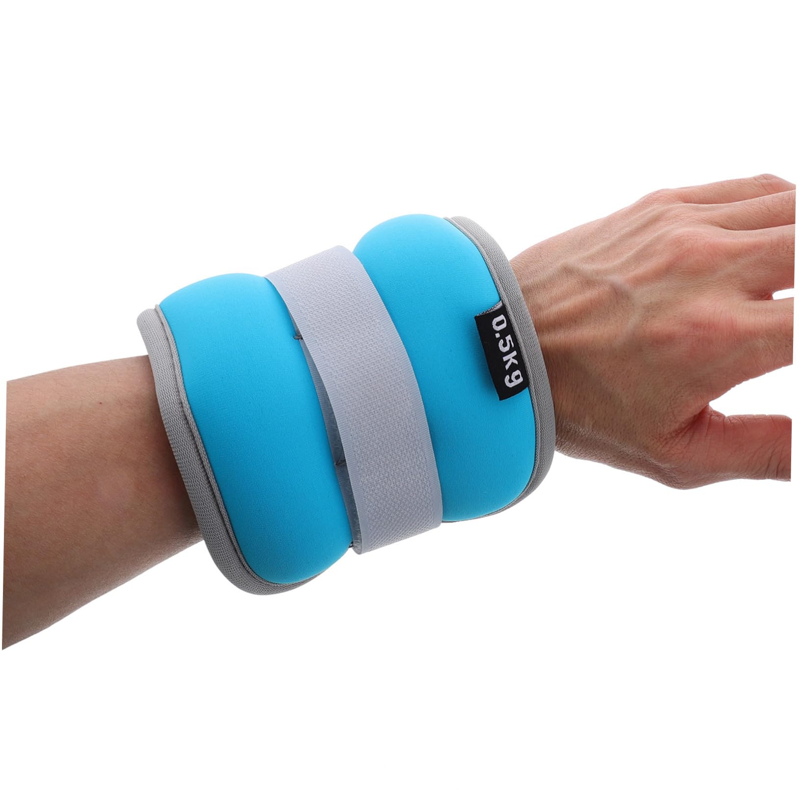 Pesi da Polso e Caviglia 0, 5kg 2 Pezzi per Fitness e Corsa | Nylon, Neoprene e Sabbia di Ferro, Design Regolabile, Indossabili su Mani e Piedi