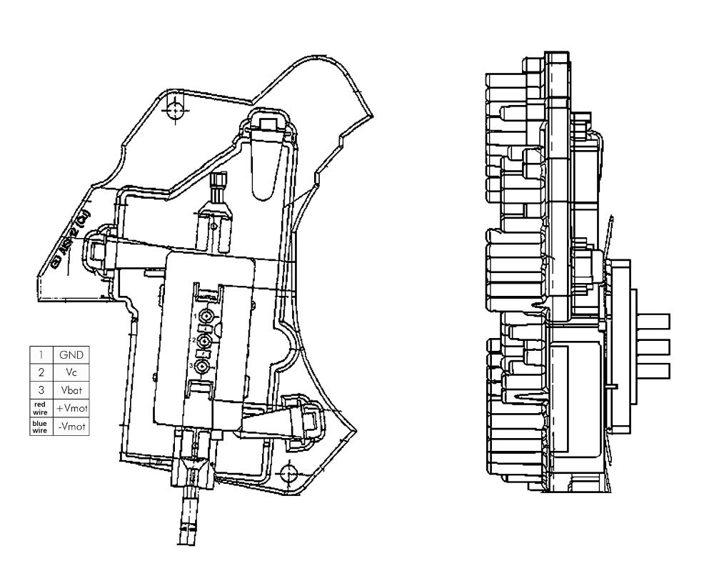 MAHLE ABR 24 000P Regulator wentylator nawiewu do wnętrza pojazdu dla pojazdu z kierownicą z lewej strony