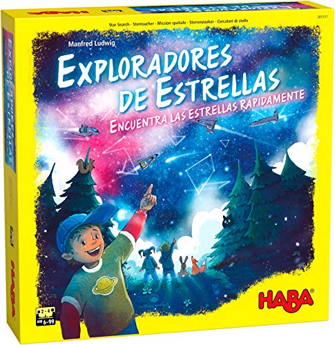 HABA Juego de Mesa Exploradores de Estrellas-ESP, Multicolor (H305157)