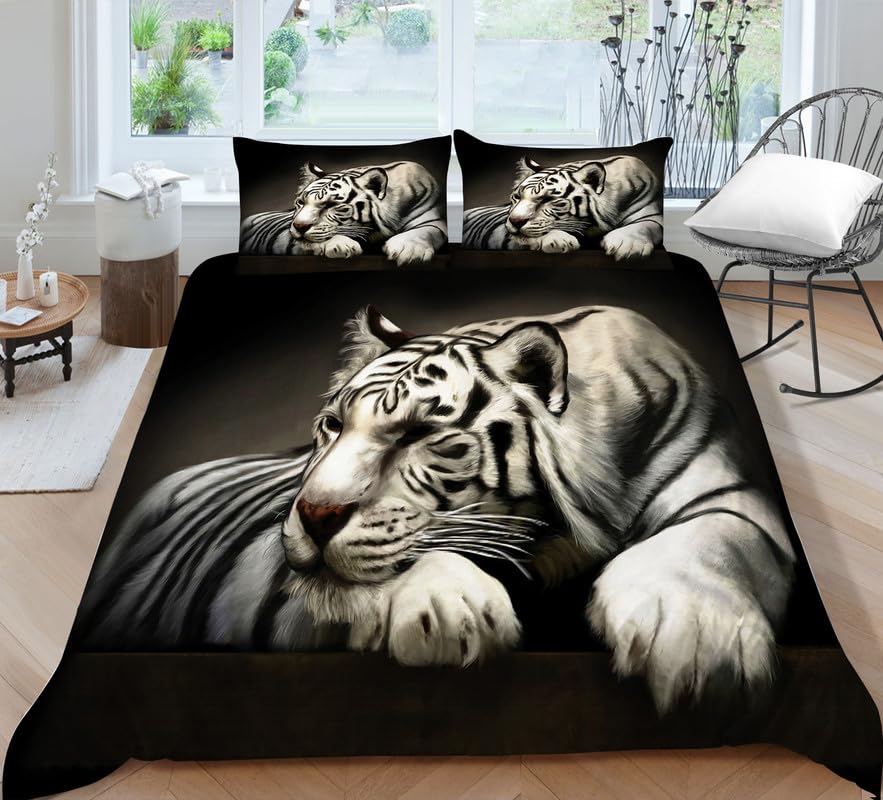 Funda nórdica de animales 220x220cm para decorar habitaciones rústicas y cálidas