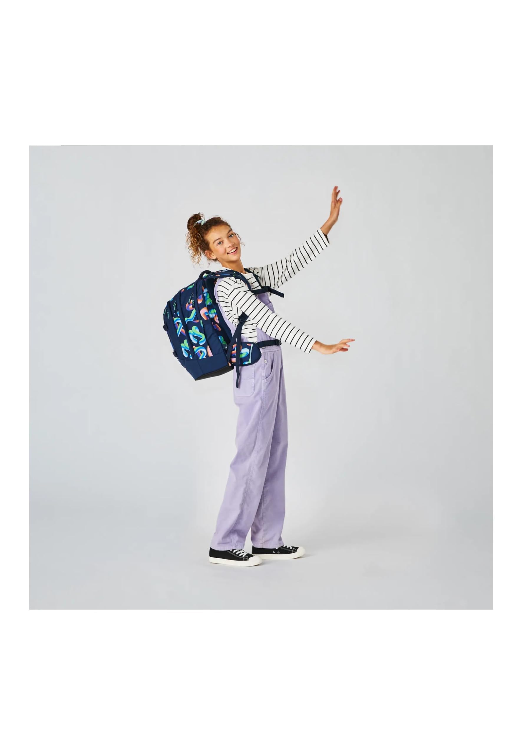 Satch Pack Schulrucksack ab 5. Klasse ergonomisch 30L Stauraum standfest Organisationstalent