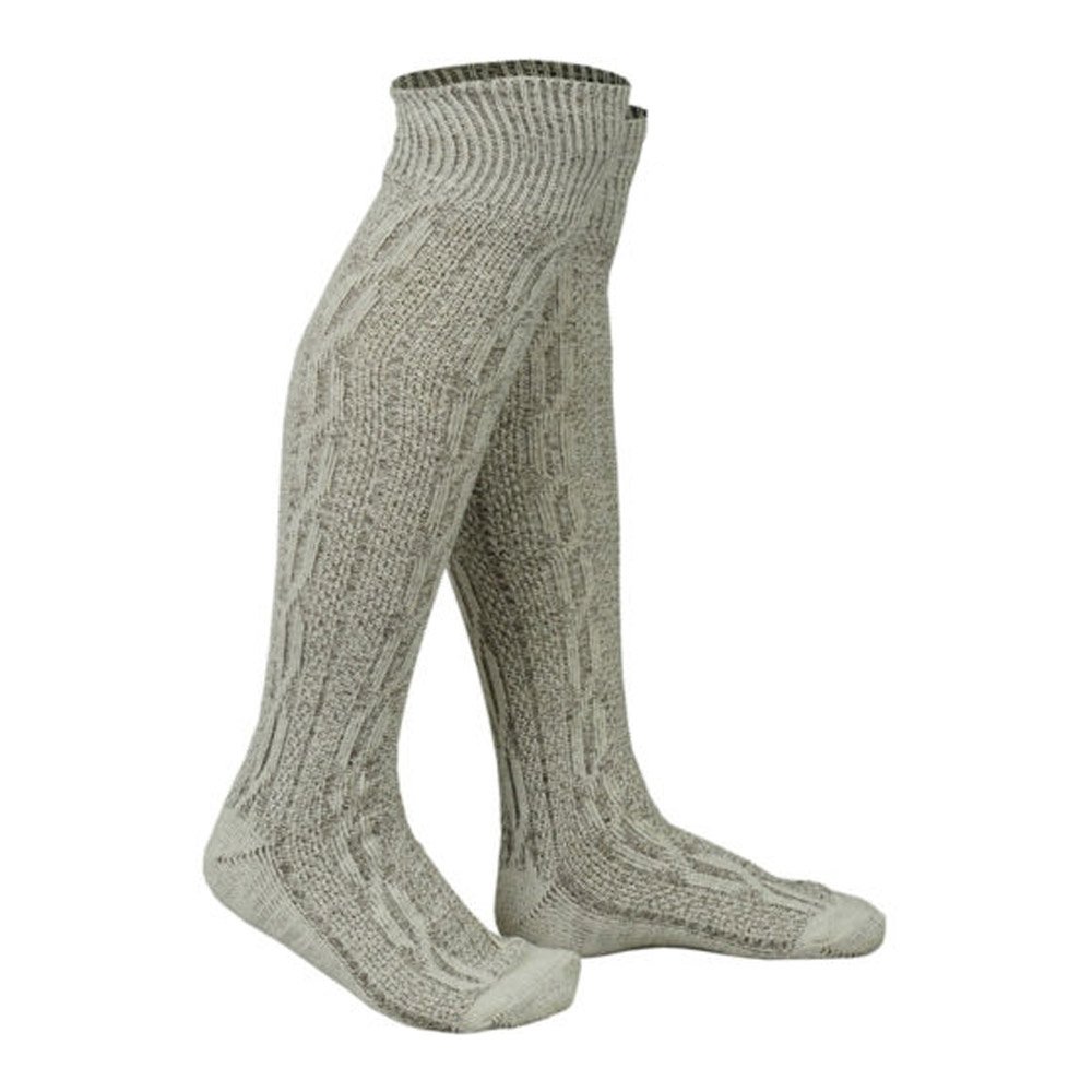 Speed MaxX WHITE & BROWN MIX BAVARIAN SOCKS OKTOBERFEST/CAUSAL LEDERHOSEN SOCKS IN PAIRS (9)