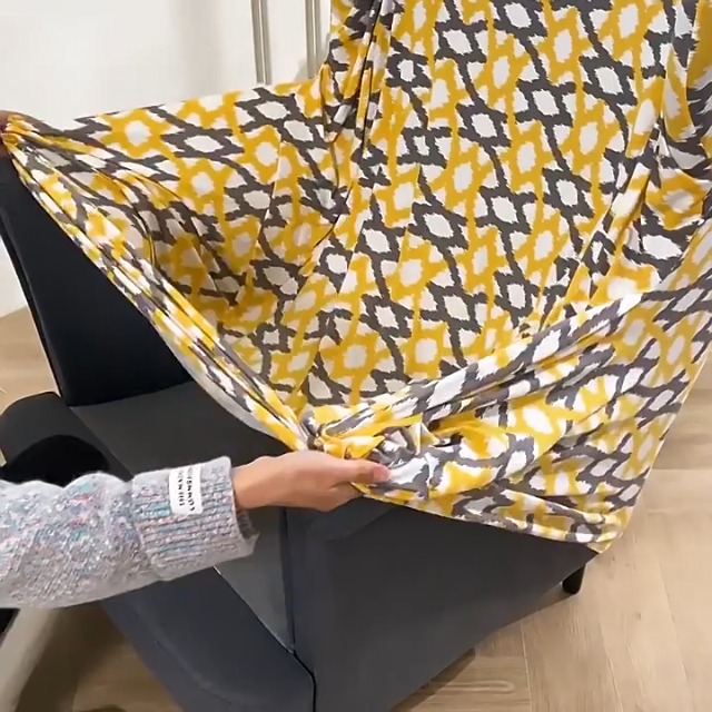Highdi Copripoltrona Con Orecchie Elasticizzato – Stampa Floreale Blu, 2 Pezzi (Seduta E Schienale) – Antiscivolo E Universale