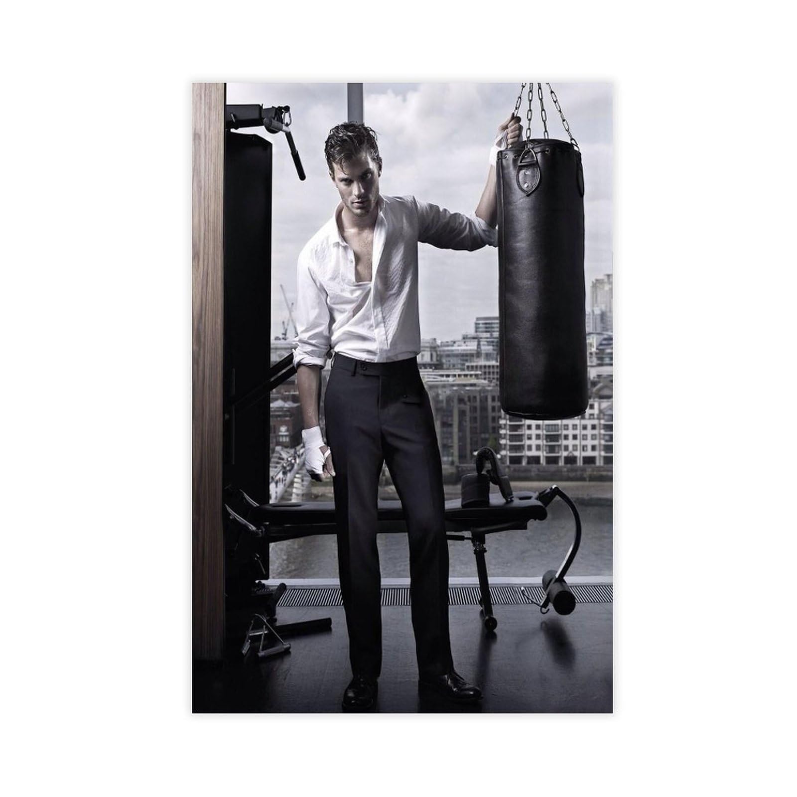 Phthdb Unframe-Style Actor Jamie Dornan Poster Canvas Poster For Home Decor Gift