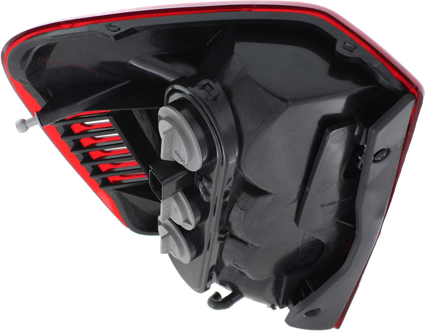 Evan-Fischer Tail Light Assembly Compatible with 2002-2004 Jeep Grand Cherokee From 11-2001 Passenger Side