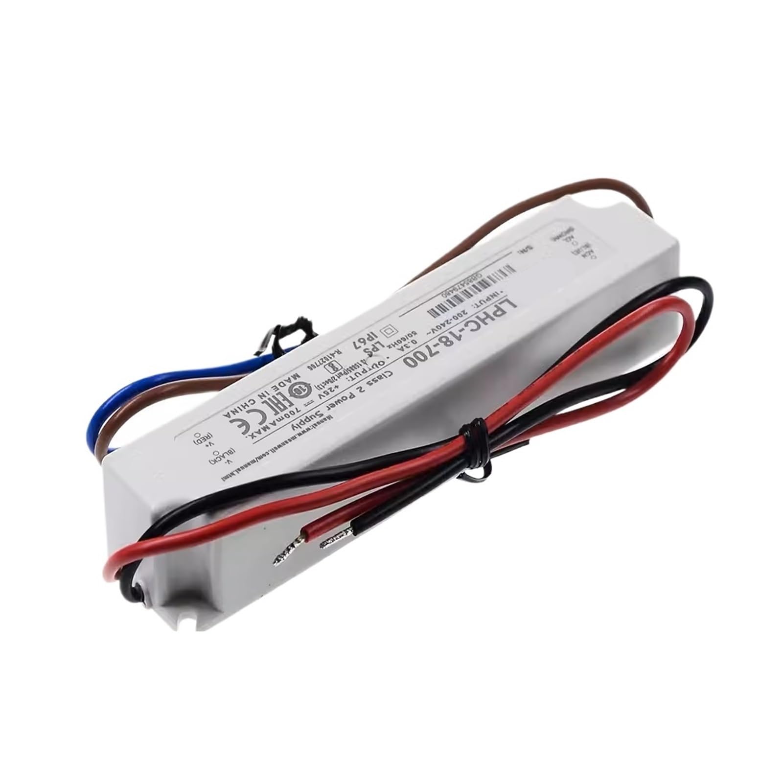 Alimentation à découpage LPHC-18-700 pour stopper le clignotement des LED 18W