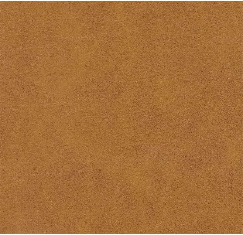 Miniatura 9 de HomePop Decoración del hogar  Paquete individual de silla de comedor de metal canalizado, piel sintética marrón