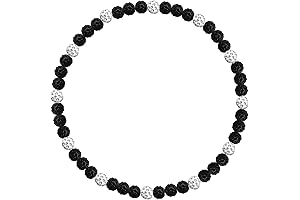 Baseball Charm Necklace with Adjustable Elastic Cord