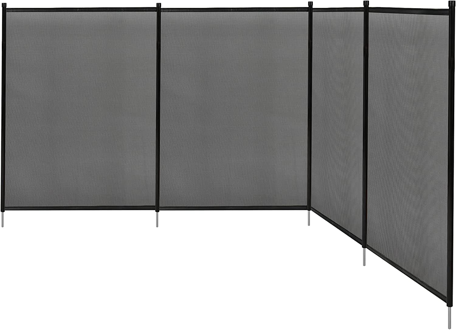 GYMAX Barrière de Protection pour Piscine 4 x 90 cm