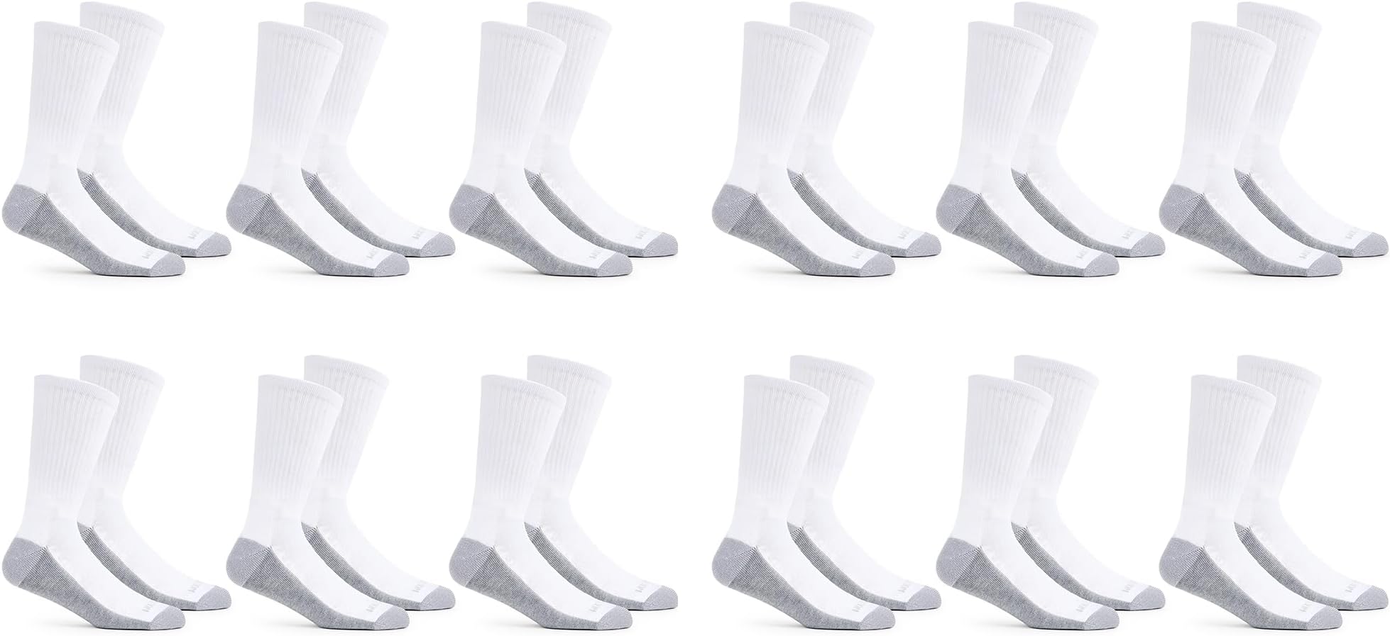 Men's Dual Defense Crew Socks (12-Pack)