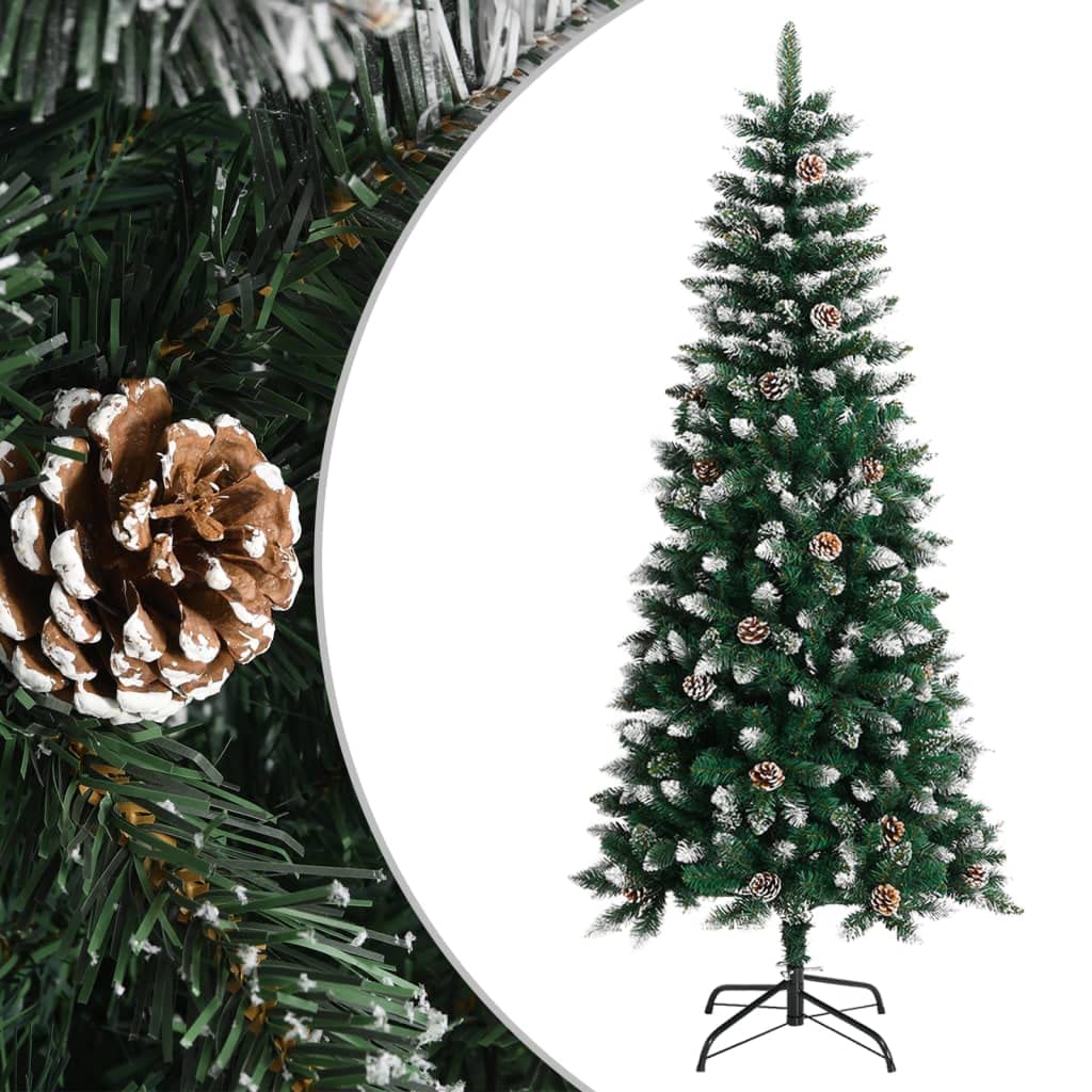 Albero Di Natale Con Luci,Albero Di Natale Foltoalbero Di Natale Artificiale Con Base Verde 150 Cm Pvc Adatto Per Ingresso, Festa, Cortile, Giardino, Hotel, Negozio