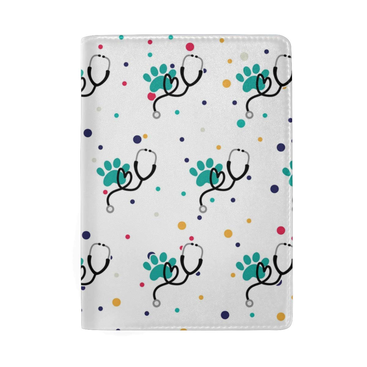 Passport Holder Cover Vet- Leather ID Card Case Travel Wallet Document Organizer, WangH 6.5" x 4.5"