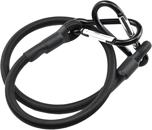 Miniatura 10 de SDTC Tech - Paquete de 8 correas elásticas extra fuertes negras de 6 pulgadas, 8 pulgadas, 10 pulgadas, resistentes correas elásticas para tiendas