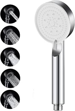 Mayaglory Turbo Fan Lite Chrome El Du u Handshower, Chrome [Enerji S n f  A+++]