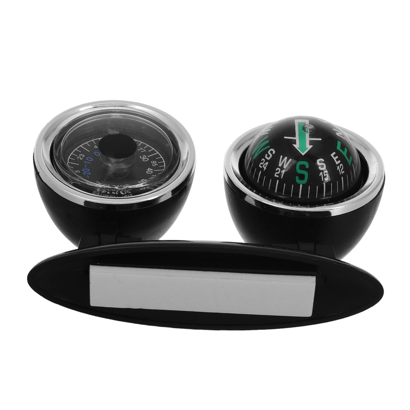 FUNOMOCYA Compass Car Dashboard Auto Dashboard Compass Guide Ball Digital Sea Compass for Vehicle Boat Navigati
