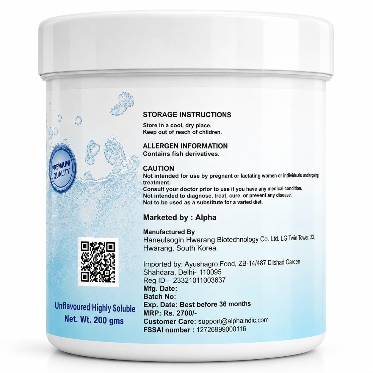 glutathione alpha korea Alpha Korean Marine Collagen Peptides Ahk Copper Peptide Serum