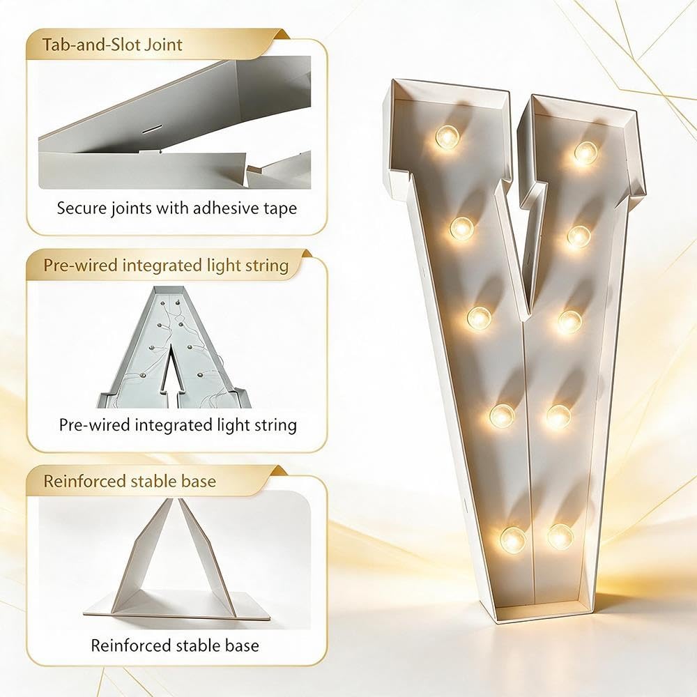 MR & MRS LED-Festzeltbuchstaben for die Jubiläumsfeier | KT-Schaumplatte Vorgecutt, Leichter Aufbau, Kabellos, Leicht, for Verlobungsparty(Cool white,100cm)
