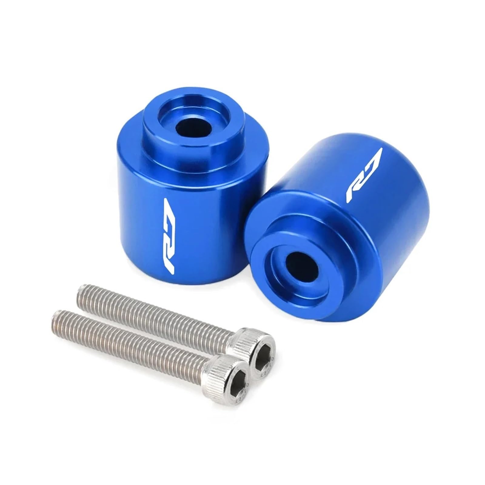Bilancieri manubrio moto Tappi di estremità del manubrio per YAM&AHA YZF R7 YZFR7 2021-2024 Accessori per motocicli Tappi per impugnatura manubrio estremità del manubrio pesi Slider(Color:Blue)