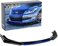 Vista 30 de Xotic Tech alerón de protección para parachoques delantero, negro con rojo, kit con barra de acoplamiento ajustable de 8-11 pulgadas