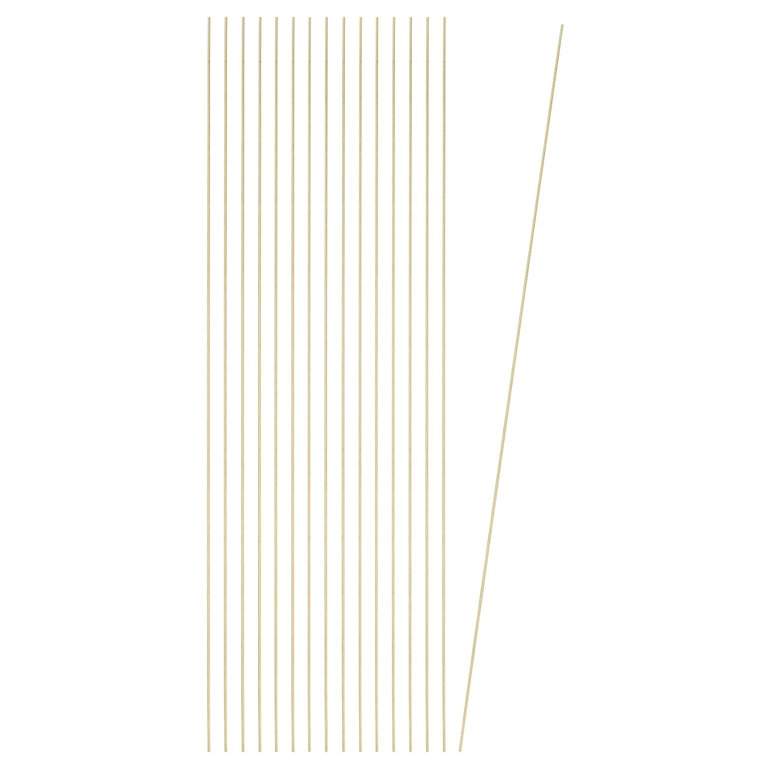 PATIKIL 2 Pcs Round Brass Rods, 6mm Dia. 12cm / 4.72 Inch Length H59 Brass Bar Solid Metal Rods for DIY Crafting Jewelry Plating Repairing Science Class, Brassy