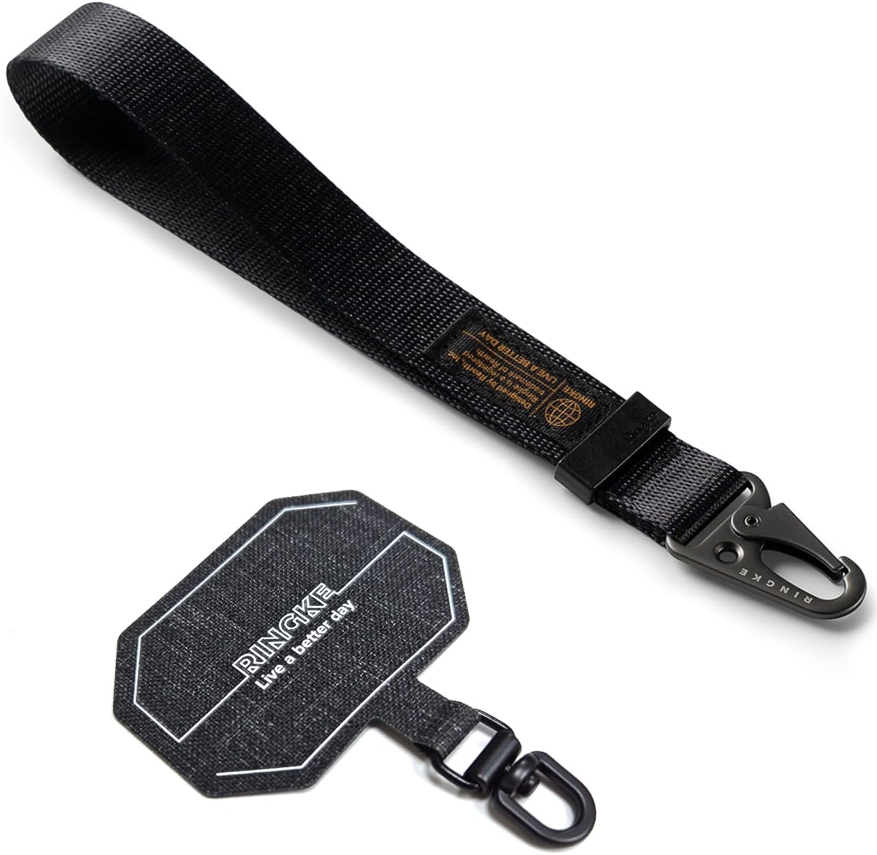 Ringke Holder Link & Tactical Webbing Hand Strap Designed for Phone Wrist Strap