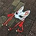 YangYong Little Bunny Kitsune Mask, Traditional Japanese Cosplay Rabbit Fox Kabuki Mask Kimono Costume Accessories Room Decor