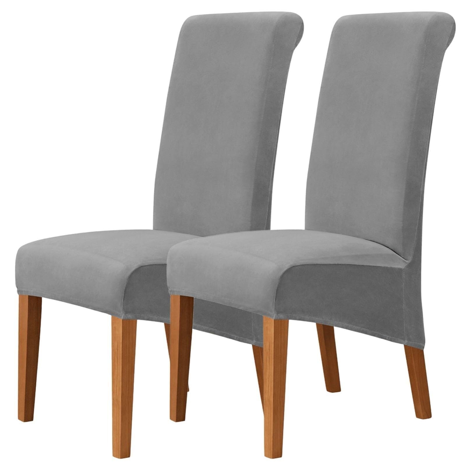 NMVAWIPT Stretch High-Back Dining Room Chair Covers, Removable Washable Furniture Protector For Restaurant Banquet(#24,2Pcs)