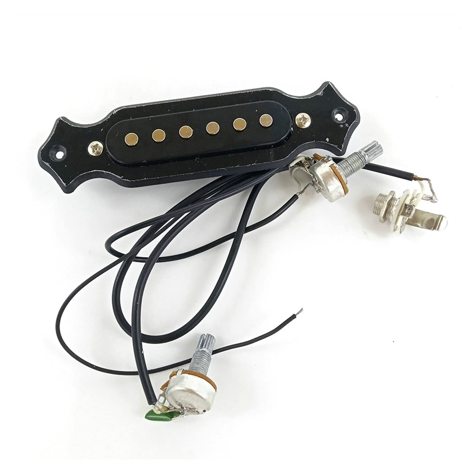TSTS Harnais De Ramassage De Guitare Électrique À 6 Cordes De 6 Cordes Pré-câblé avec Volume Et Tonalité 1T1V Réglage Câblé Kit Faisceau câbles Guitare