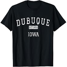 Dubuque Iowa IA Vintage T-Shirt