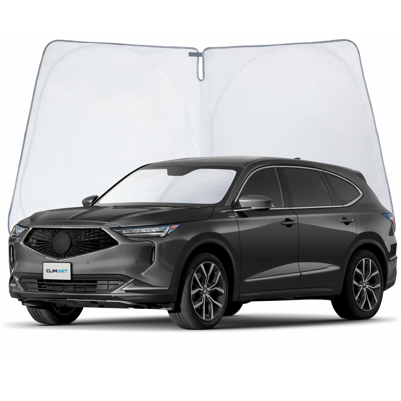 CLIM ART Windshield Sun Shade for Acura MDX 2022-2026, Custom-Fit Foldable Car Sunshade, Vehicle Sun Protector, Front Auto Windshield Cover, Car