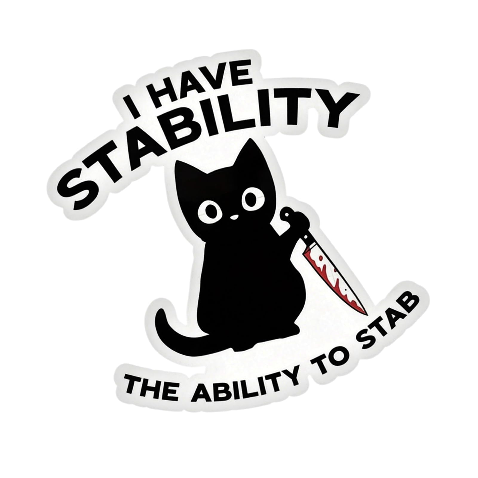 Memes Stickers Cats Decals for Laptop Water Bottles Phone Guitar Luggage Cats Stickers Decals with Inspirational Quotes Funny Memes for Laptop Water Bottles Phone Guitar Luggage with Inspirational
