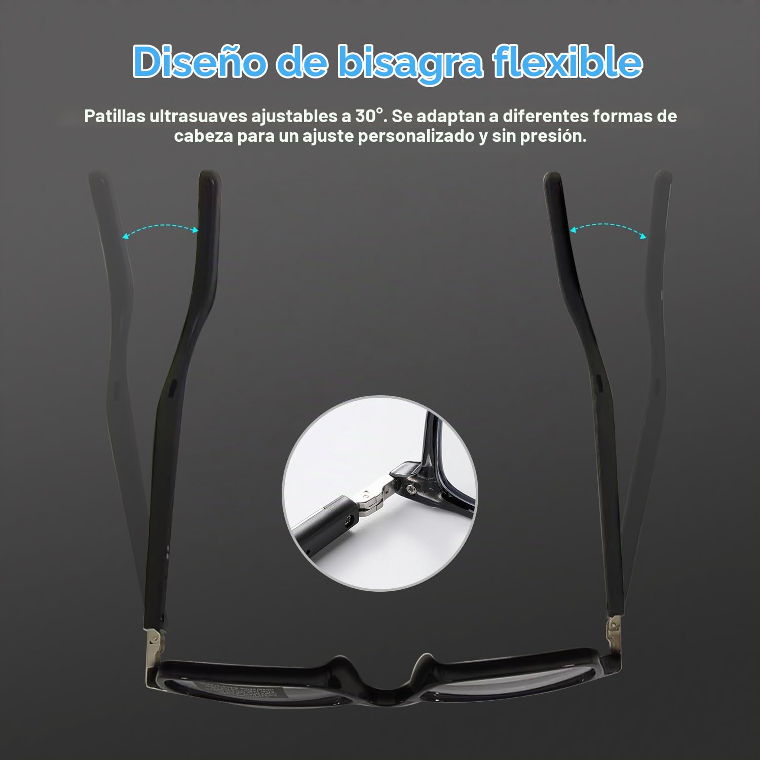 Gafas AI 160+ Idiomas, Lentes de Cambio de Color, Altavoz Integrado, Audio Claro - Bluetooth para Viajes, reuniones y Uso empresarial