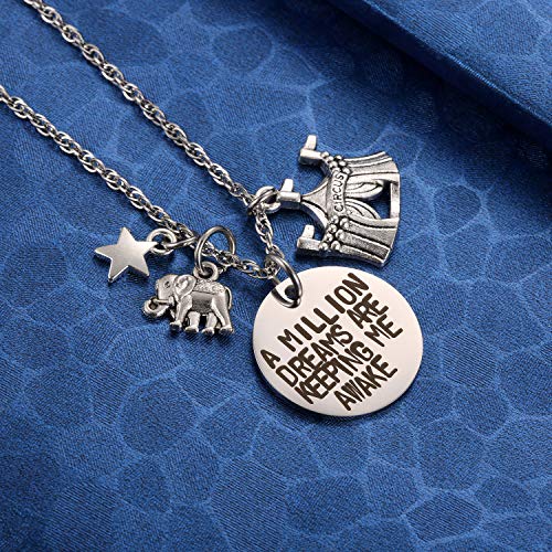 MIXJOY The Greatest Showman Inspired a Million Dreams are Keeping Me Awake Necklace2