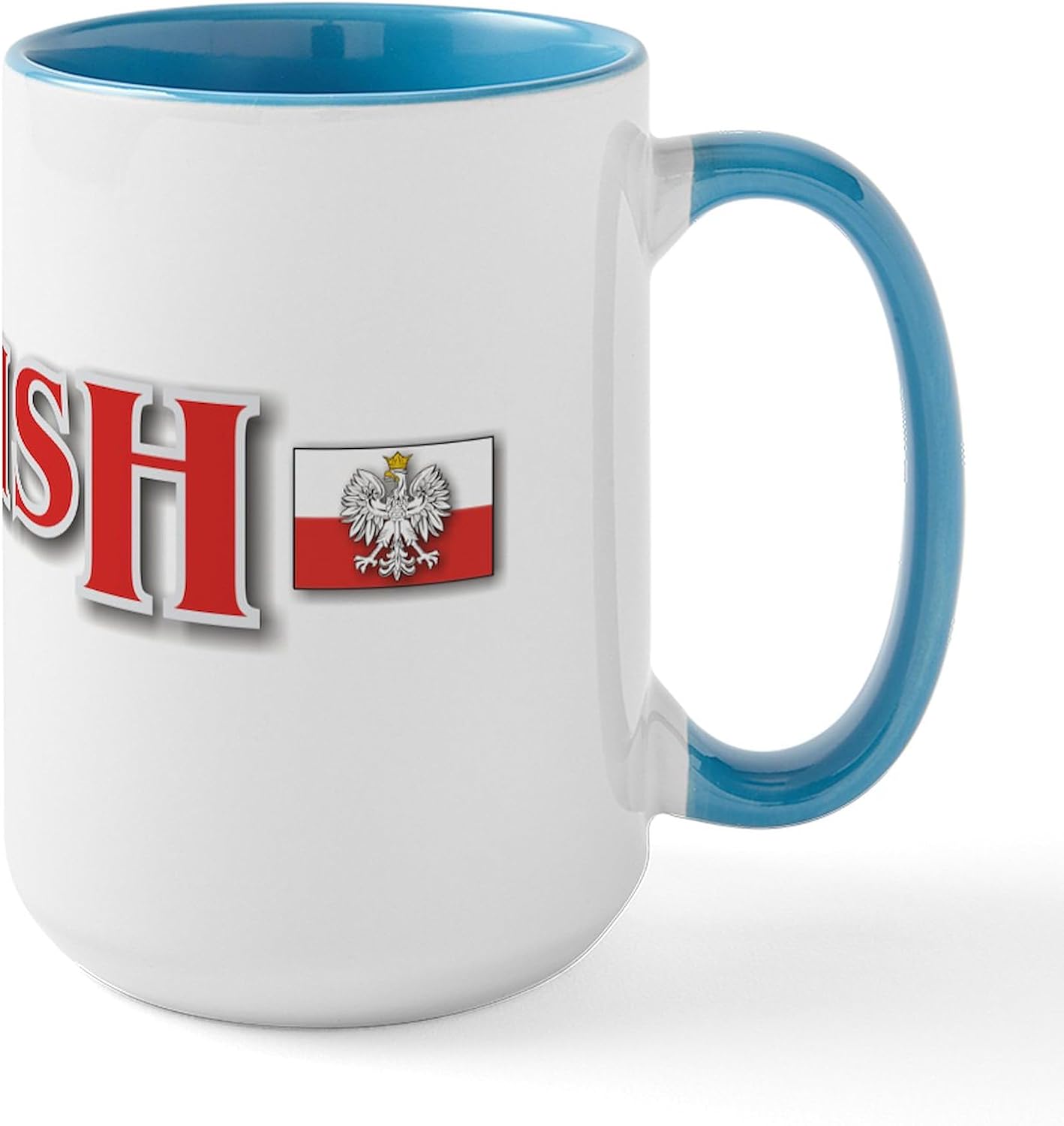 CafePress Polska Polish Flag Mugs 15 oz (444 ml) Ceramic Coffee Mug