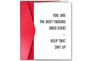 Keep That Sh*t Up Card, Funny Boss's Day Card, Card for Boss, Best Boss Ever