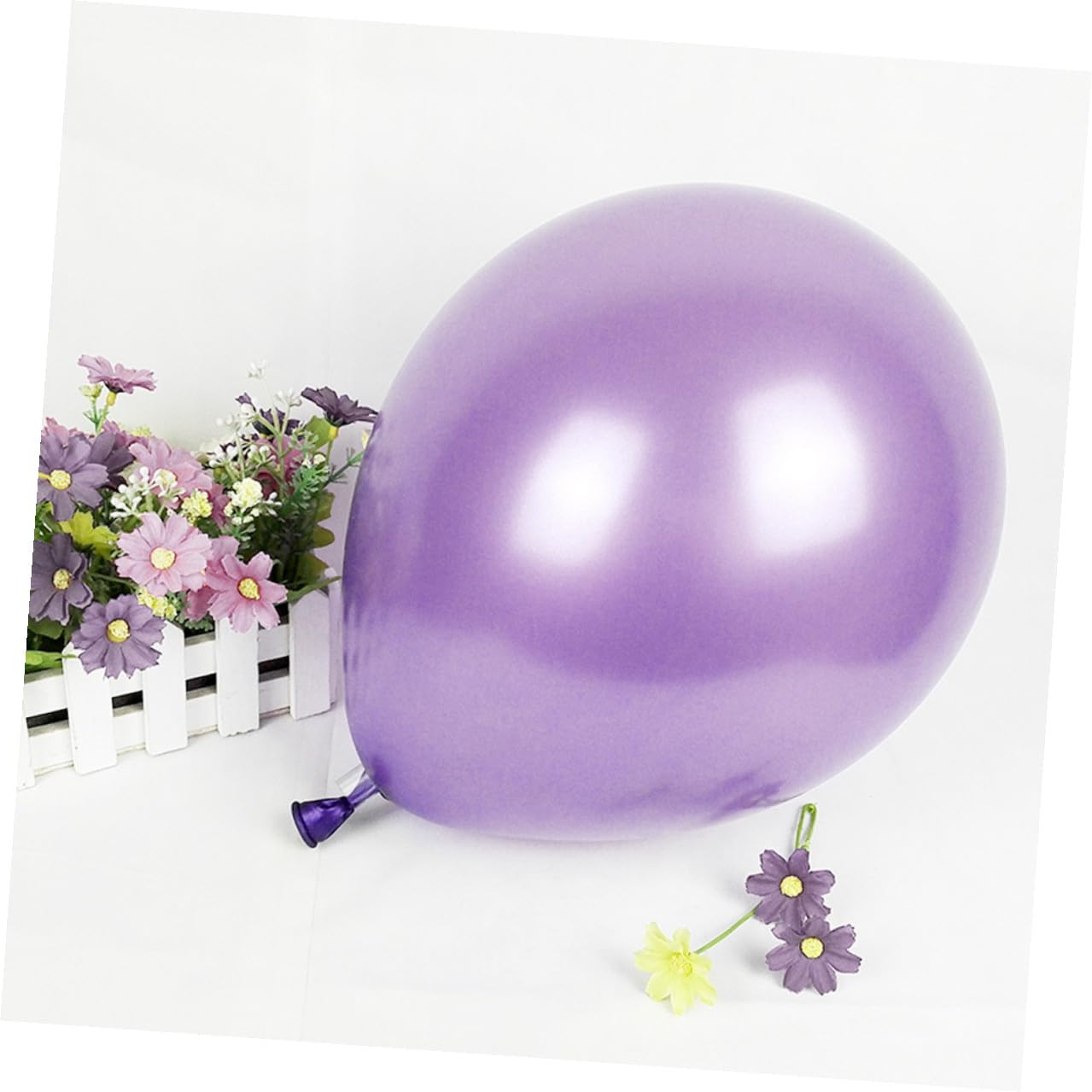Palloncini in Lattice 100 Pezzi 2, 8g 12 Pollici Viola | Decorazioni per Festa e Festival, Tonalità Lilla Chiaro, Confezione da 100 Pezzi
