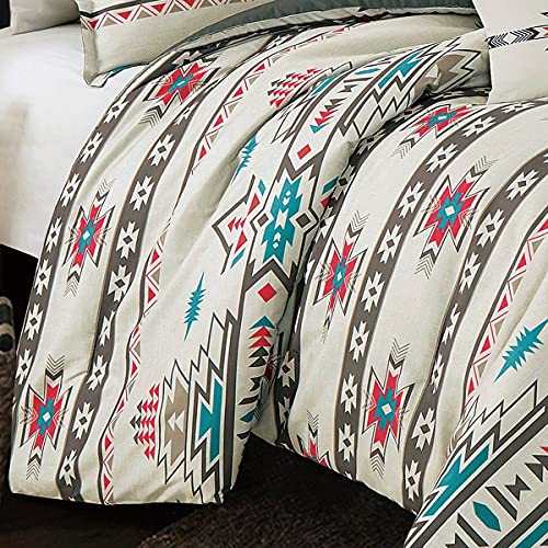 Linen Mart Queen Comforter Set Luxury Bedding Comforter Sets Southwestern Sedona Desert Aztec Comforter - 6 Piece Set (Queen) #TOP1