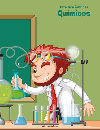 Livro para Colorir de Químicos: 1