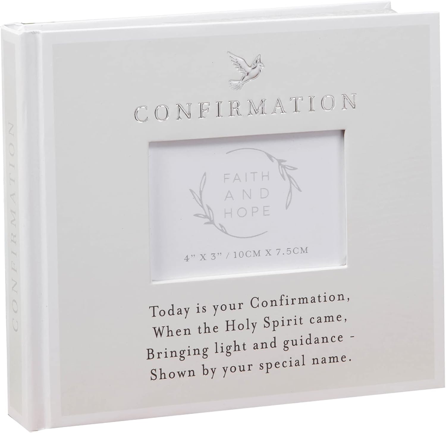 Widdop Confirmation Photo Album Holds 50 4' x 6' - Grey / White