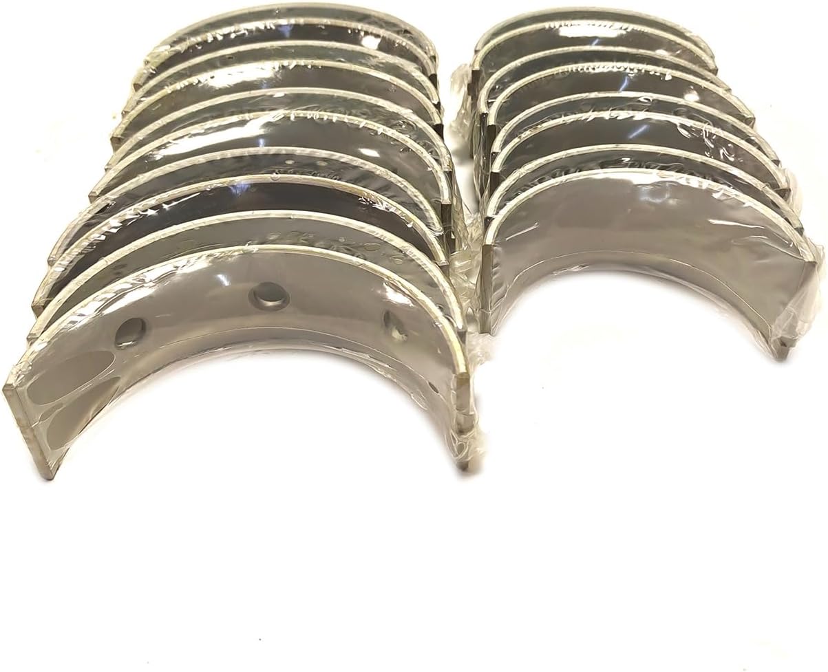 3204 Main Bearing &Con Rod Bearings &Thrust Washer Compatible With Caterpillar CAT 3204 3204T 3204DI Engine STD Bearing kit 1W1661 1W0312 8N6308