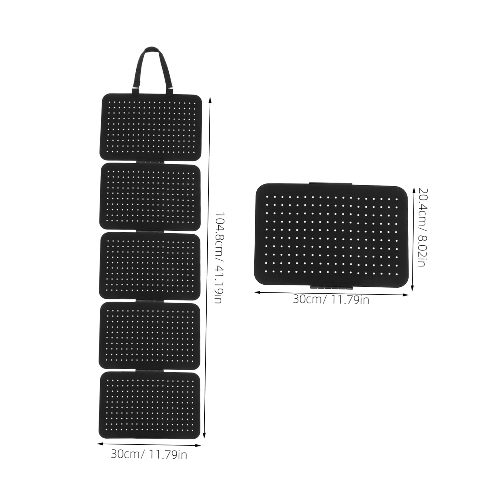 Hohopeti 1Set Wall Hanging Jewelry Organizer Detachable Earring Holder Enamel Pin Display Board Felt Necklace Brooch Storage for Home Commercial Use Ample Capacity for Jewelry