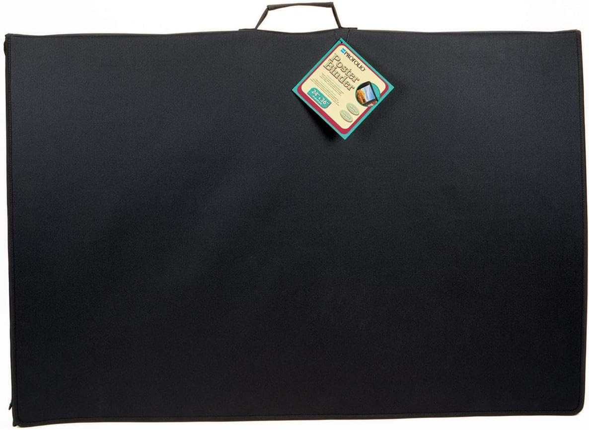 Itoya ProFolio, Poster Binder, Black, 24 x 36 inches, PB-24-36WD