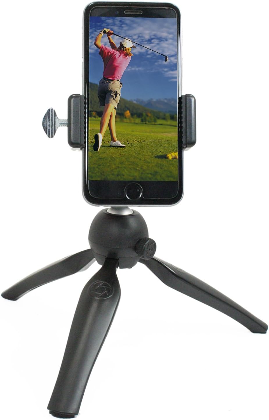 Ground Stake Swing Recording System | Mount Your Smartphone. Great for The Range, or Course. Compatible with Most Phones.